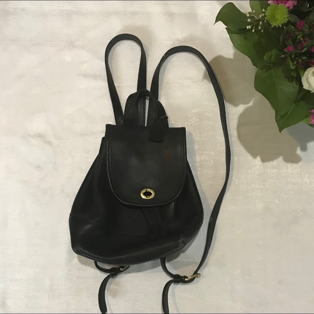 Vintage coach backpack purse